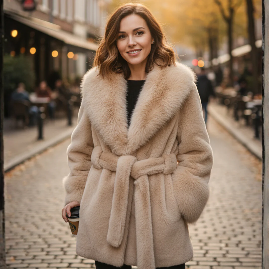 Ceylan Leopard Fur Coat - Image 10