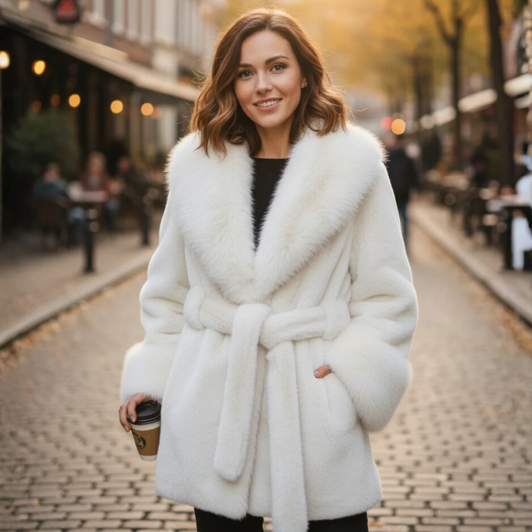 Ceylan Leopard Fur Coat - Image 11