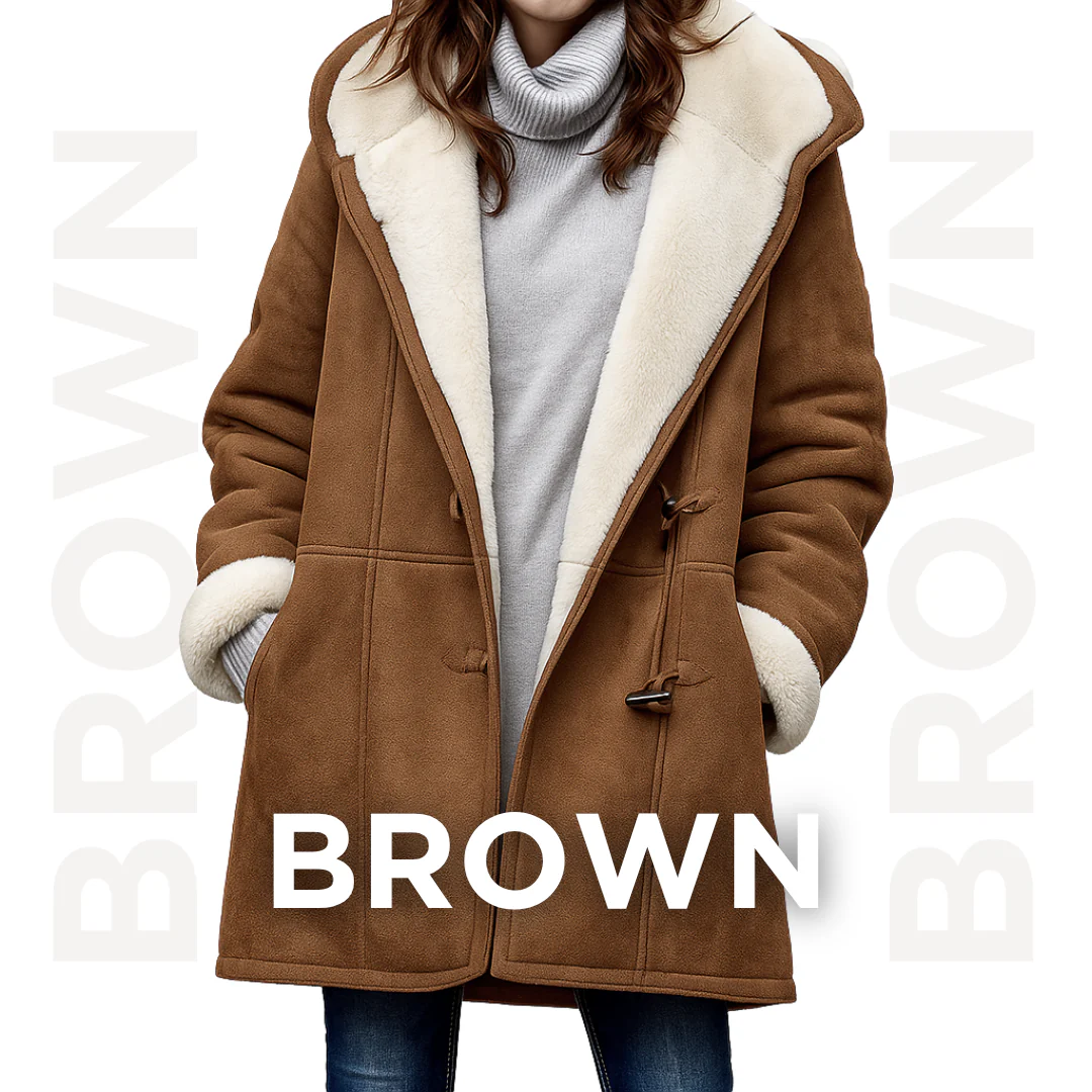 Ceylan Sherpa Lined Winter Jacket - Image 8