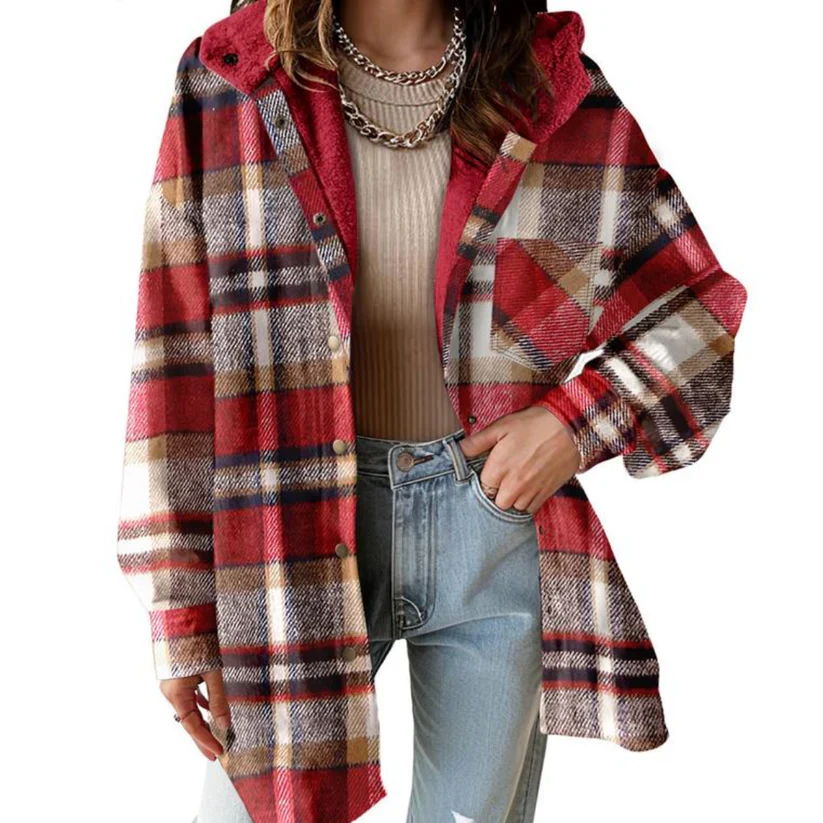 Ceylan Teddy Bear Cozy Flannel Jacket - Image 10