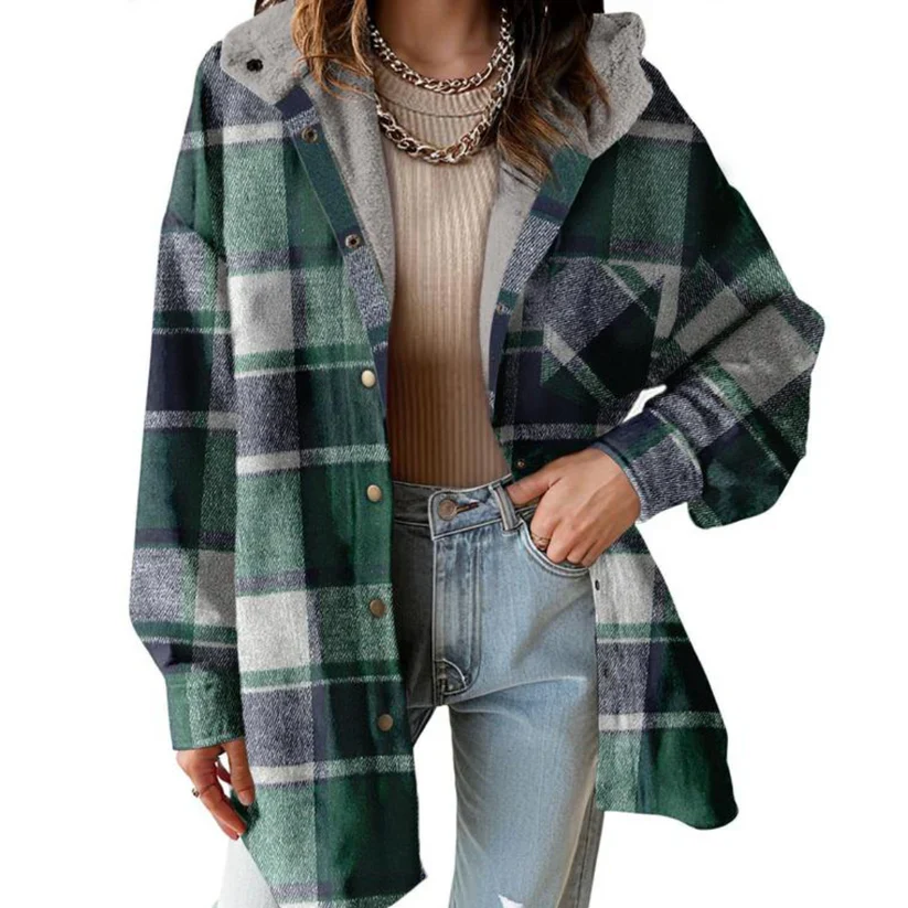 Ceylan Teddy Bear Cozy Flannel Jacket - Image 8