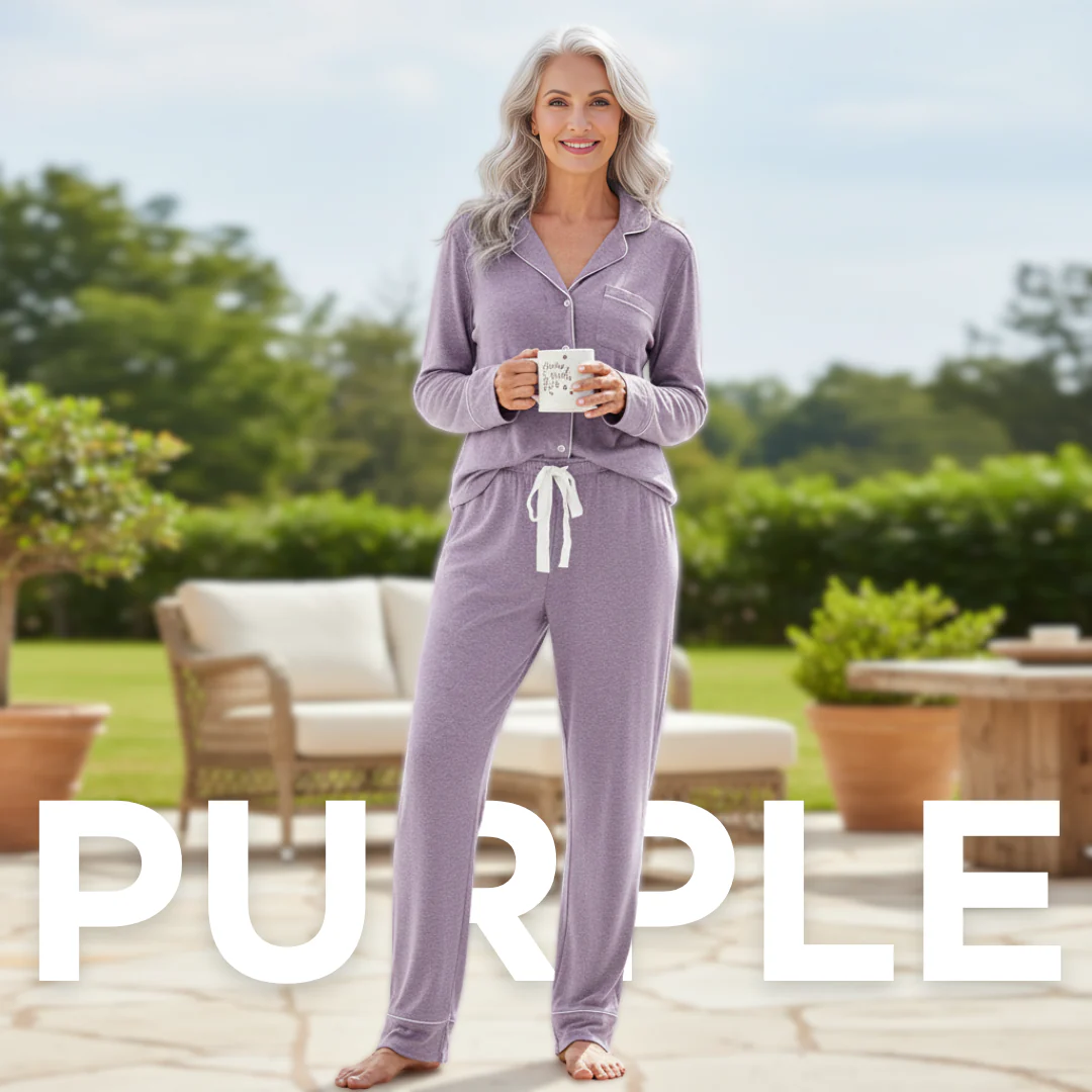 Ceylan Women’s Long Sleeve Pajama Set - Image 11