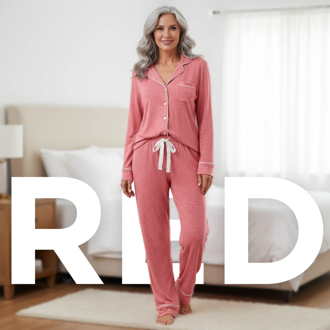 Ceylan Women’s Long Sleeve Pajama Set - Image 12