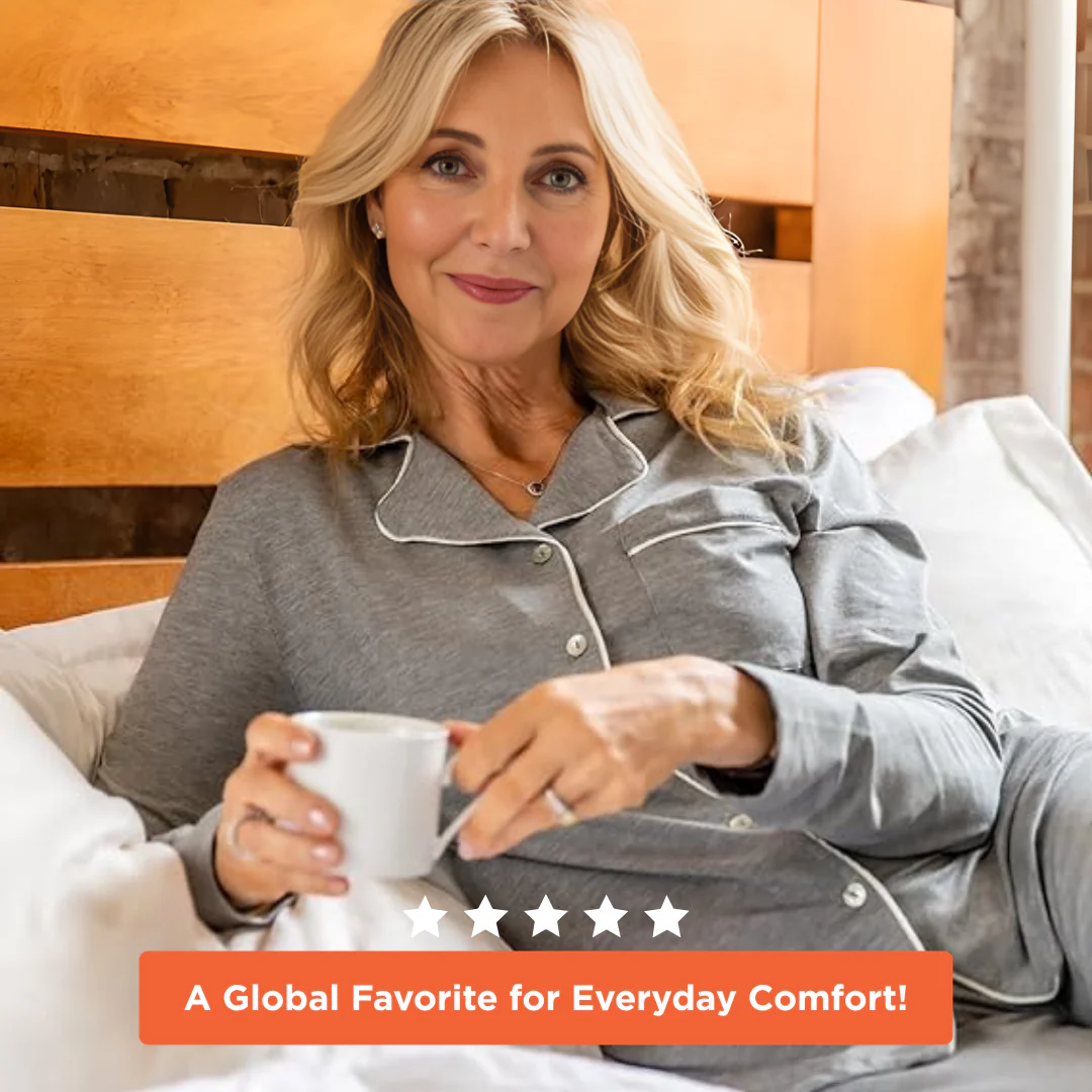 Ceylan Women’s Long Sleeve Pajama Set - Image 5