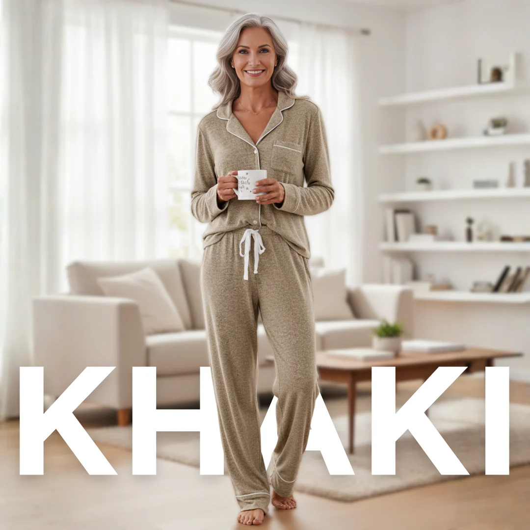 Ceylan Women’s Long Sleeve Pajama Set - Image 8