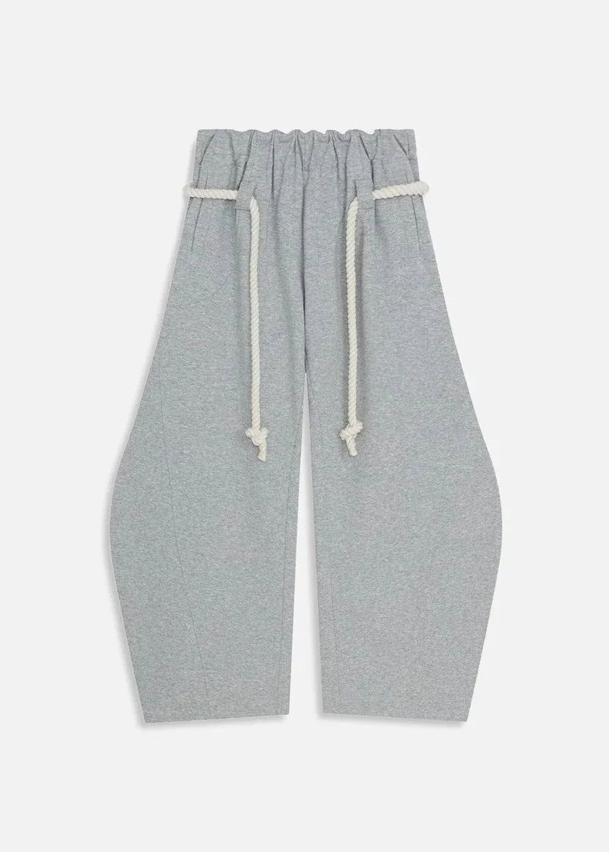 Ceylan Women’s Barrel Baggy Leg Sweatpants with Elastic Loop Waist - Image 6