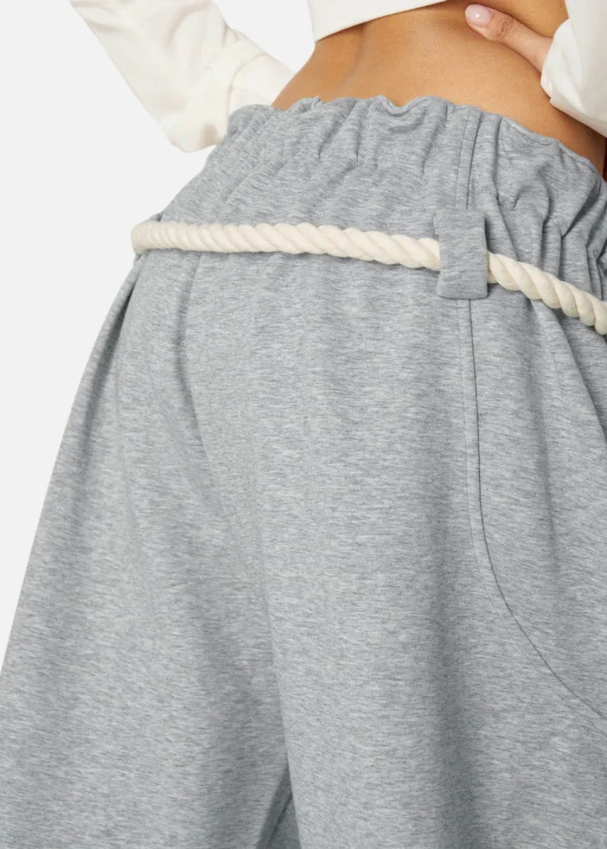 Ceylan Women’s Barrel Baggy Leg Sweatpants with Elastic Loop Waist - Image 7