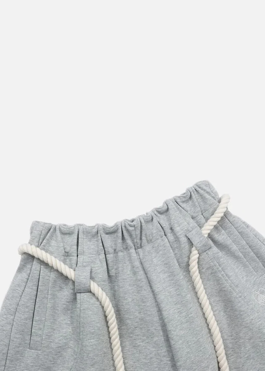Ceylan Women’s Barrel Baggy Leg Sweatpants with Elastic Loop Waist - Image 8