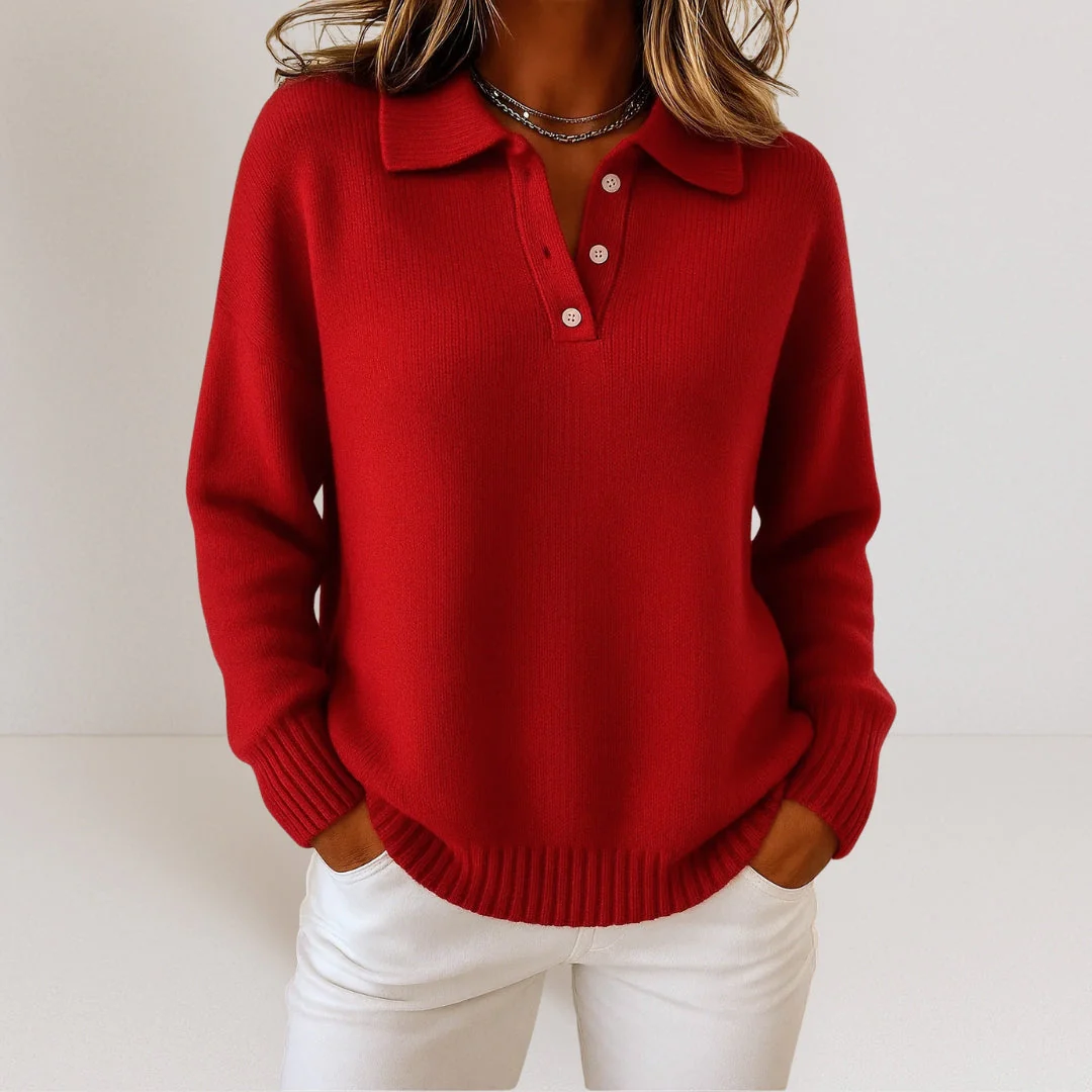 Ceylan Women’s Cable Knit Sweater Chunky High Neck Fit - Image 4