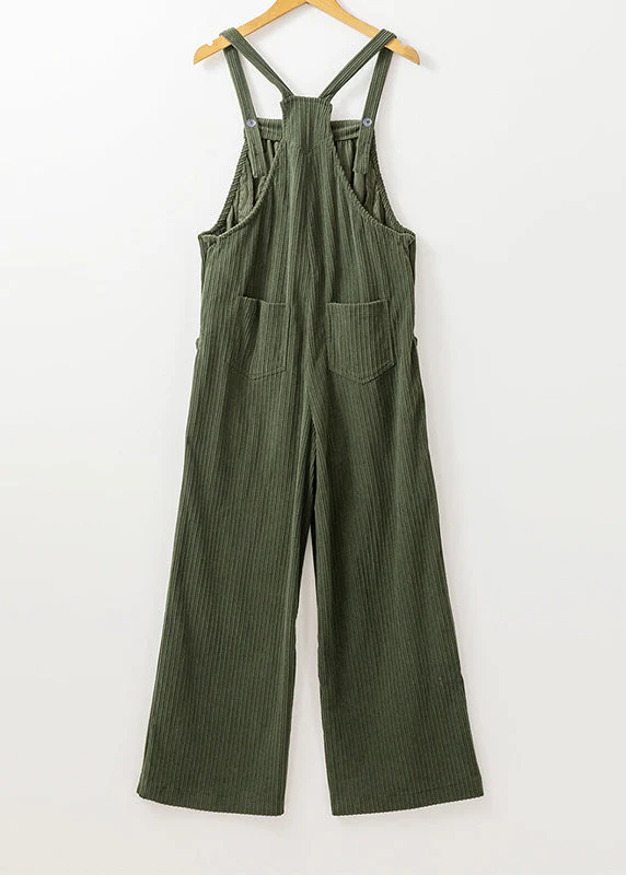Ceylan Women’s Corduroy Overalls with Relaxed Wide Leg - Image 16