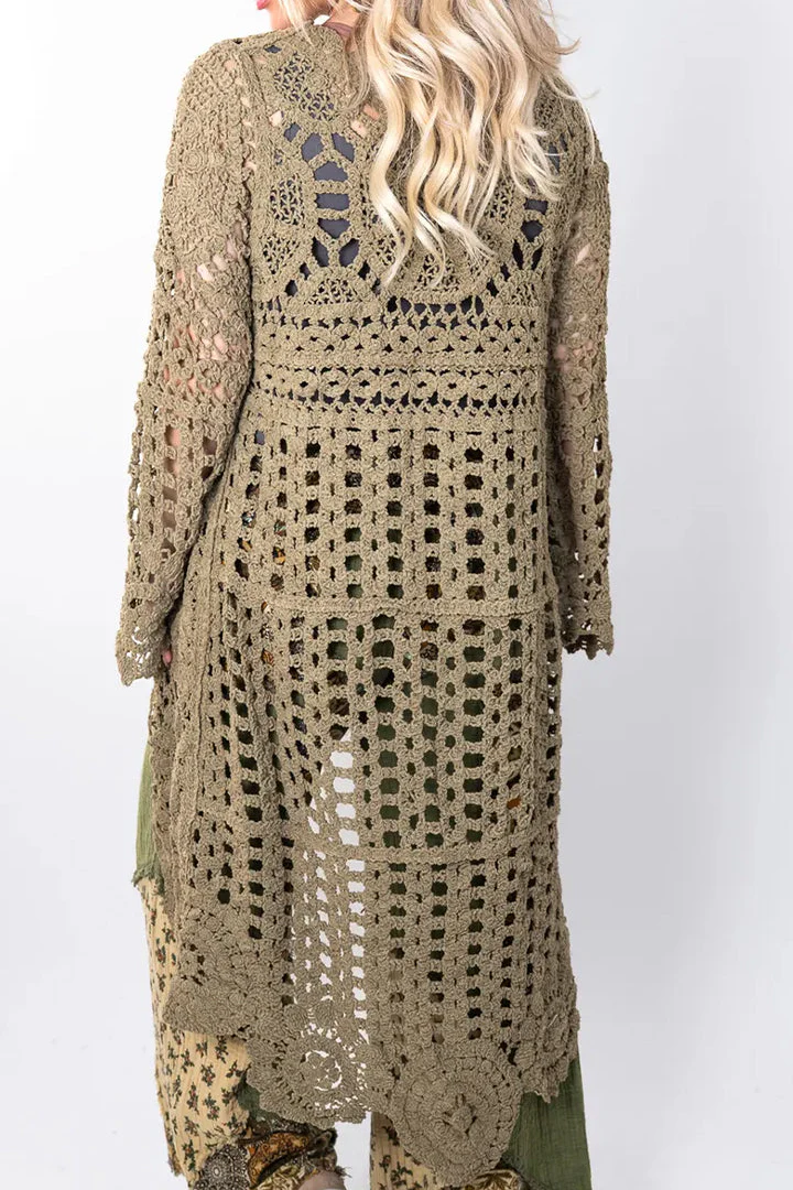 Ceylan Women’s Crochet Pullover with Relaxed Boho Knit Texture - Image 7