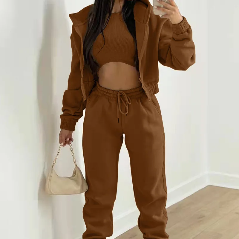 Ceylan Women’s Fitted 2-Piece Hoodie & Jogger Tracksuit - Image 12