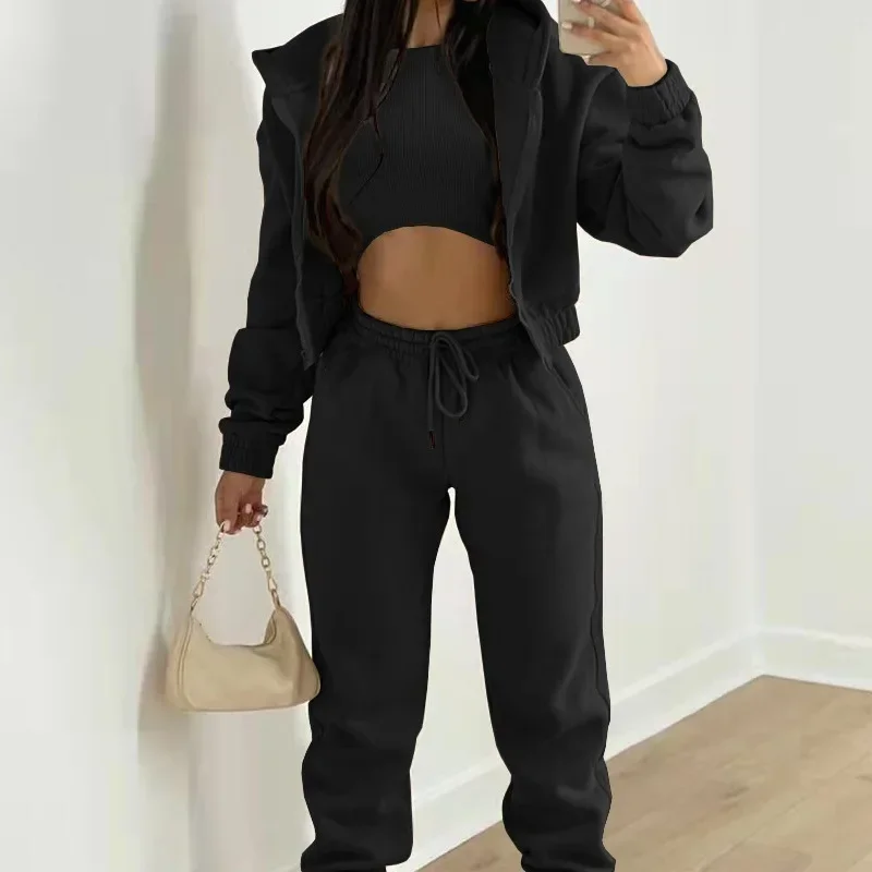 Ceylan Women’s Fitted 2-Piece Hoodie & Jogger Tracksuit - Image 4