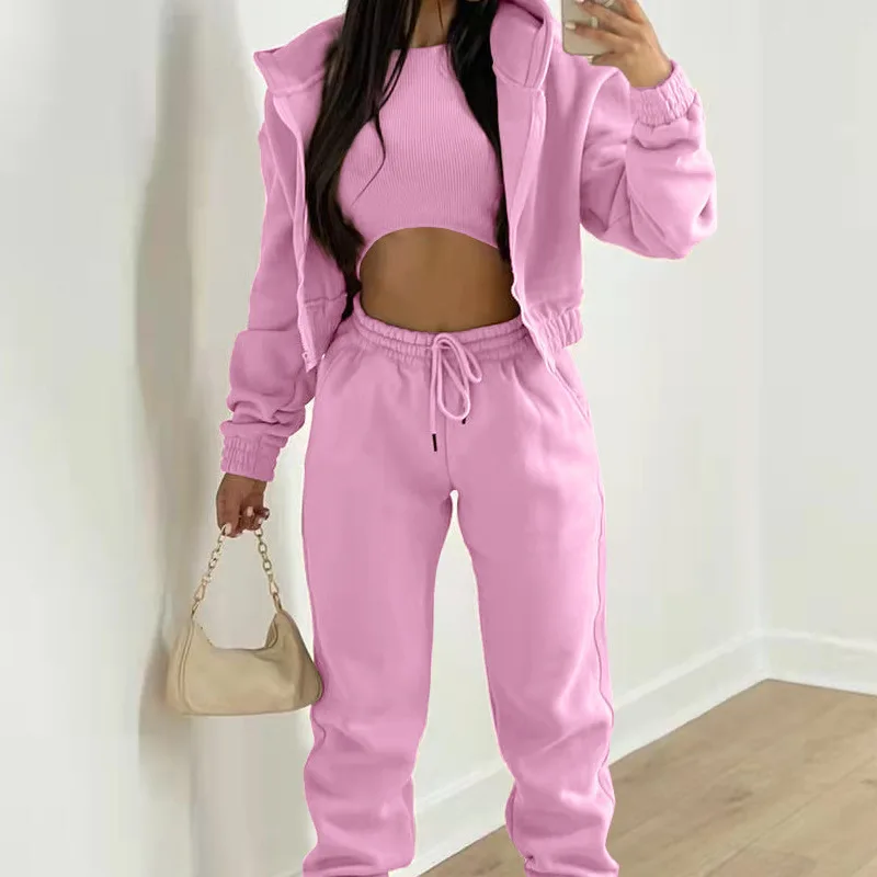 Ceylan Women’s Fitted 2-Piece Hoodie & Jogger Tracksuit - Image 9