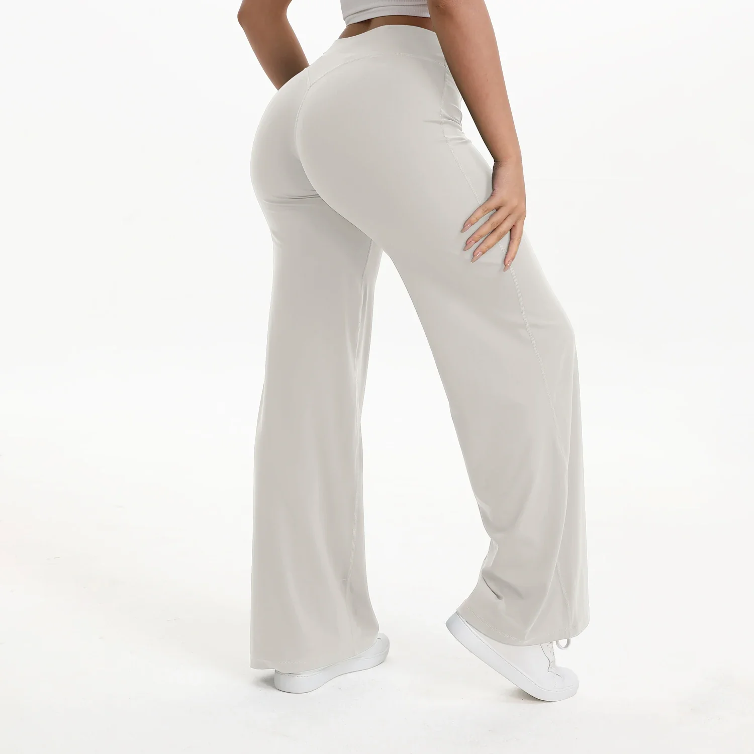 Ceylan Women’s High Waist Straight Leg Yoga Pants Stretch - Image 16