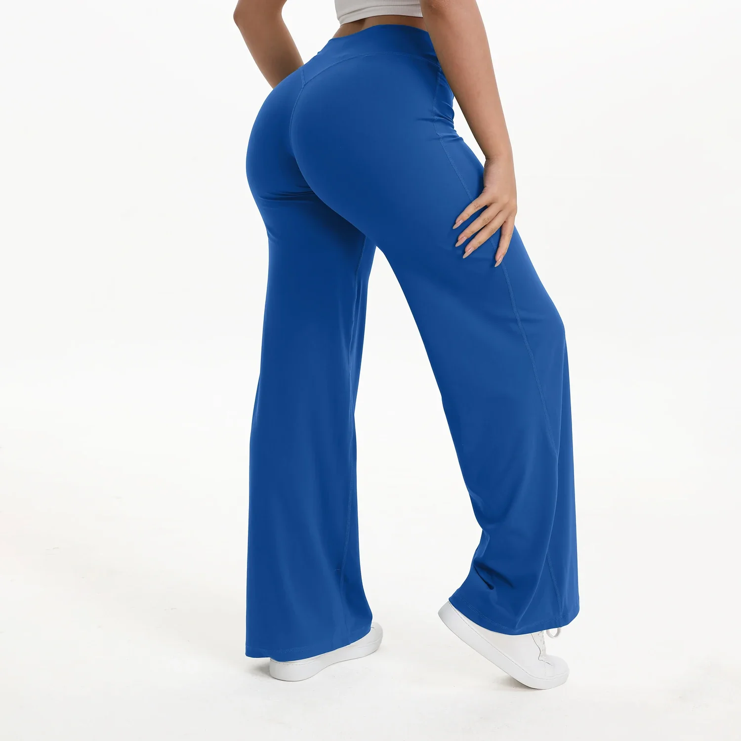 Ceylan Women’s High Waist Straight Leg Yoga Pants Stretch - Image 4