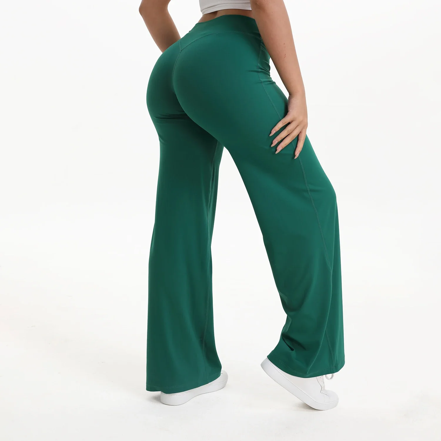 Ceylan Women’s High Waist Straight Leg Yoga Pants Stretch - Image 5