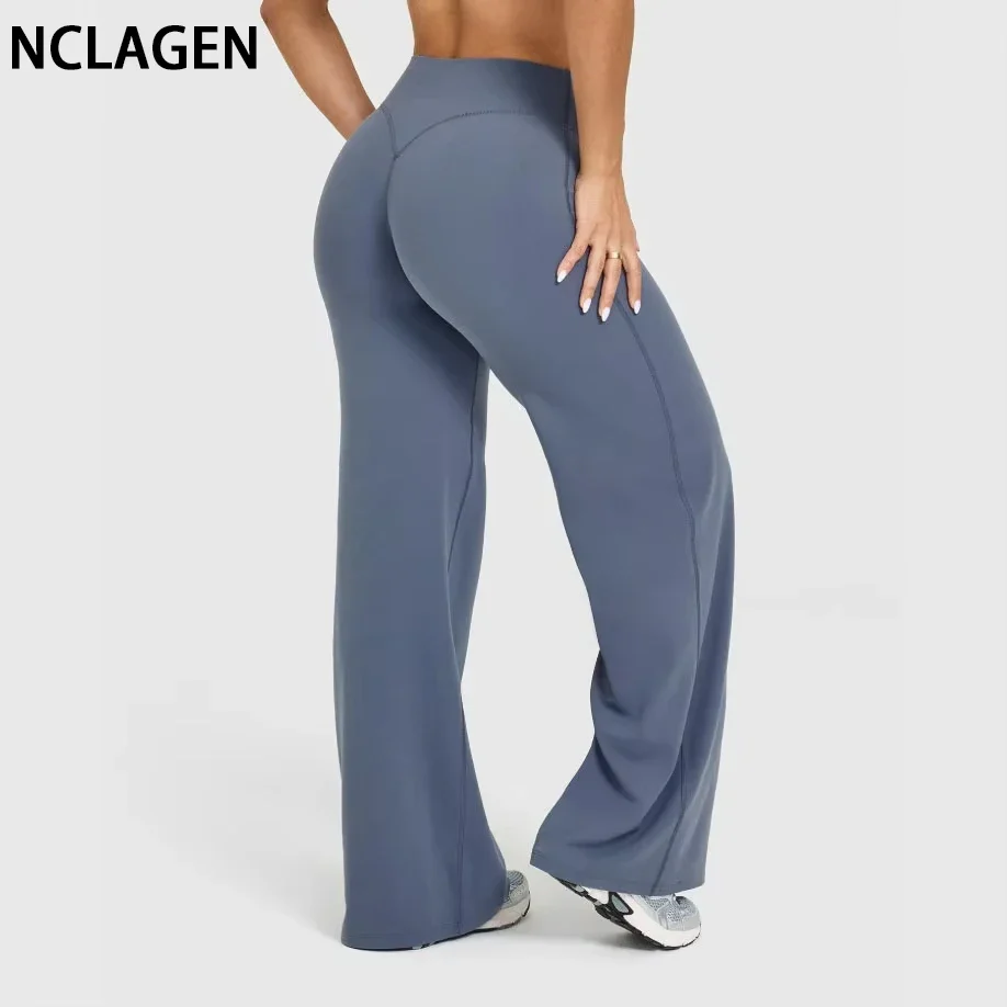 Ceylan Women’s High Waist Straight Leg Yoga Pants Stretch - Image 67