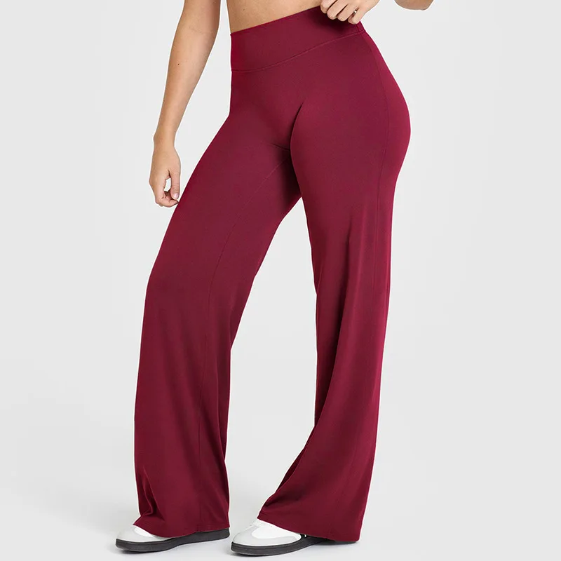 Ceylan Women’s High Waist Straight Leg Yoga Pants Stretch - Image 71