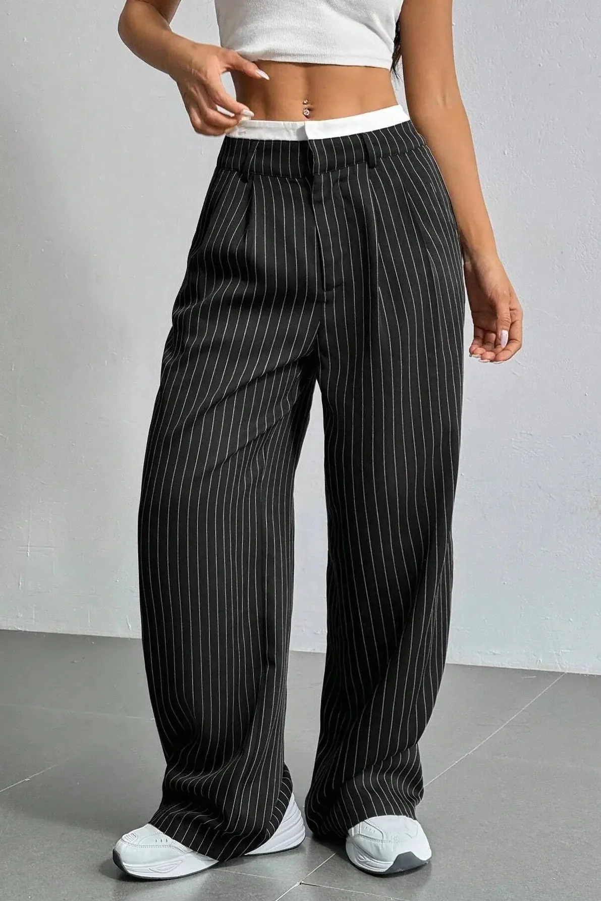 Ceylan Women¡¯s High Waisted Wide Leg Pants Soft Lounge Fit - Image 5