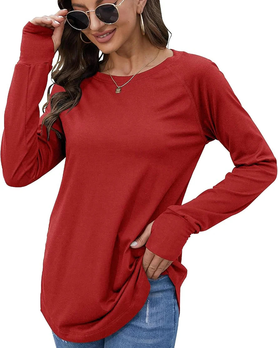 Ceylan Women¡¯s Long Sleeve Tunic Top With Thumbhole Cuffs - Image 5