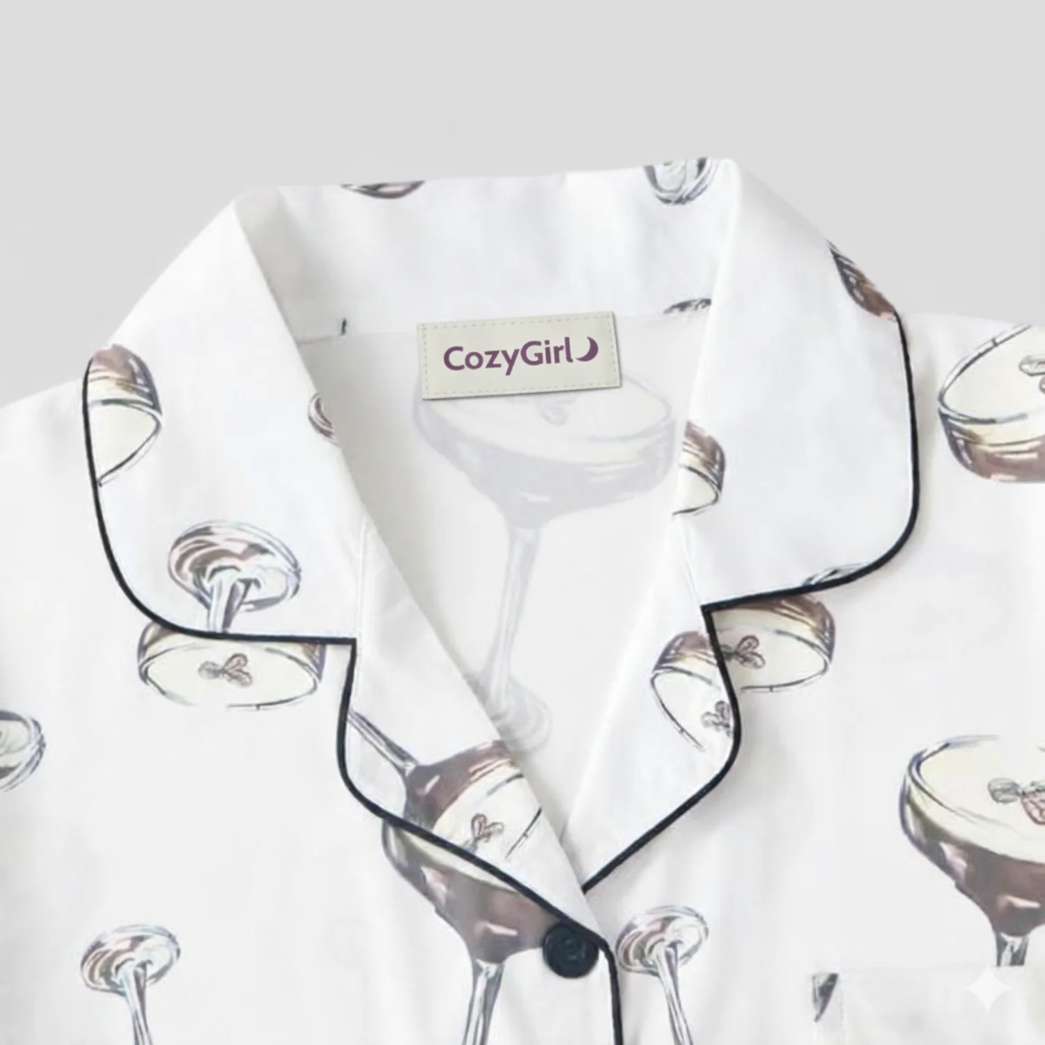 Ceylan Women¡¯s Pajama Set Short Sleeve Button-Up - Image 7