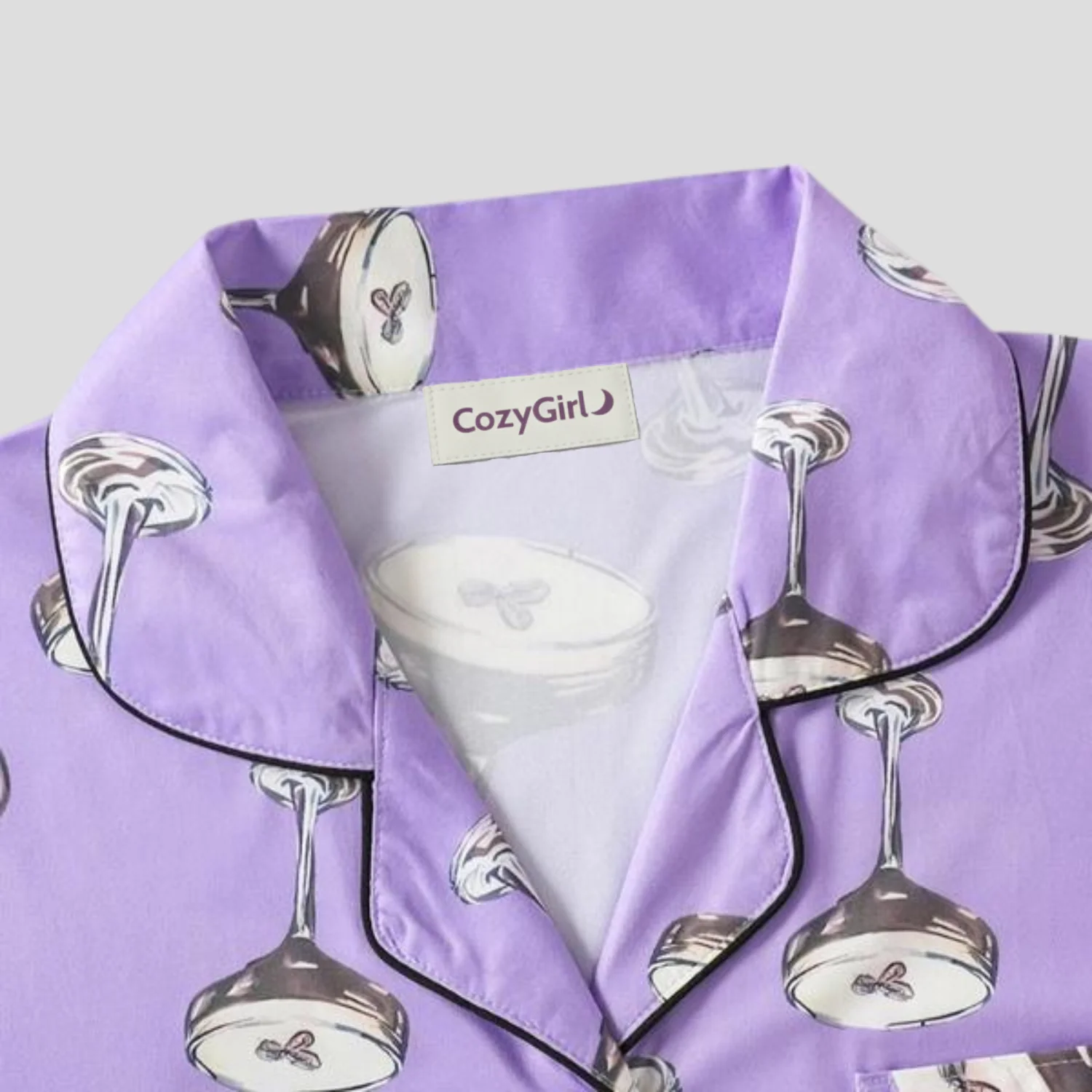 Ceylan Women¡¯s Pajama Set Short Sleeve Button-Up - Image 8