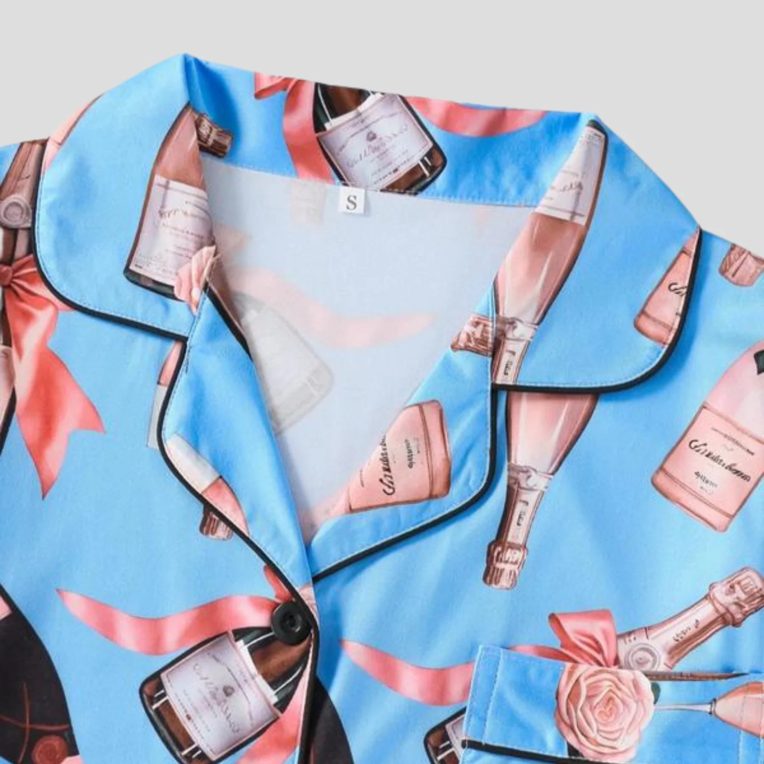 Ceylan Women¡¯s Pajama Set Silky Short Loungewear - Image 8