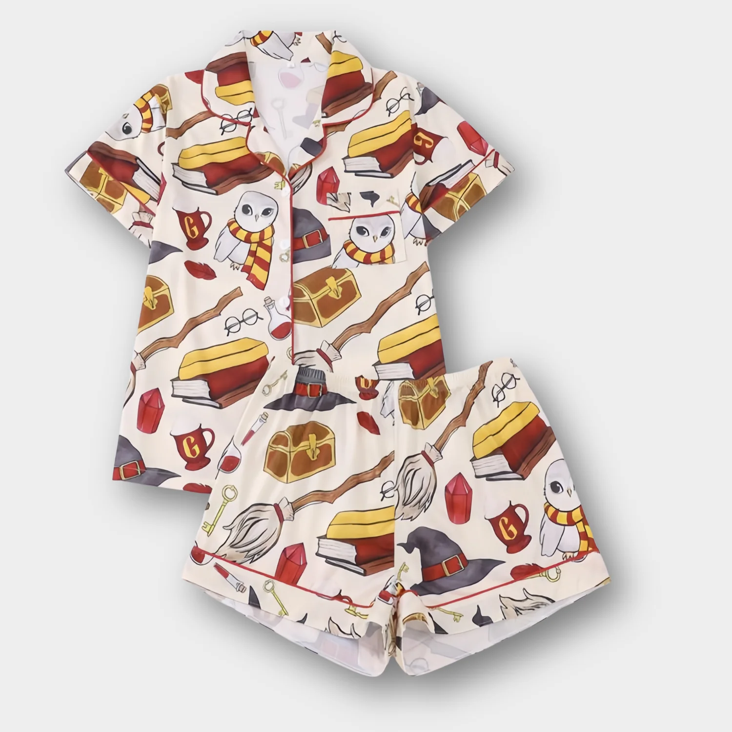 Ceylan Women¡¯s Pajama Set Wizarding World Print Short - Image 4