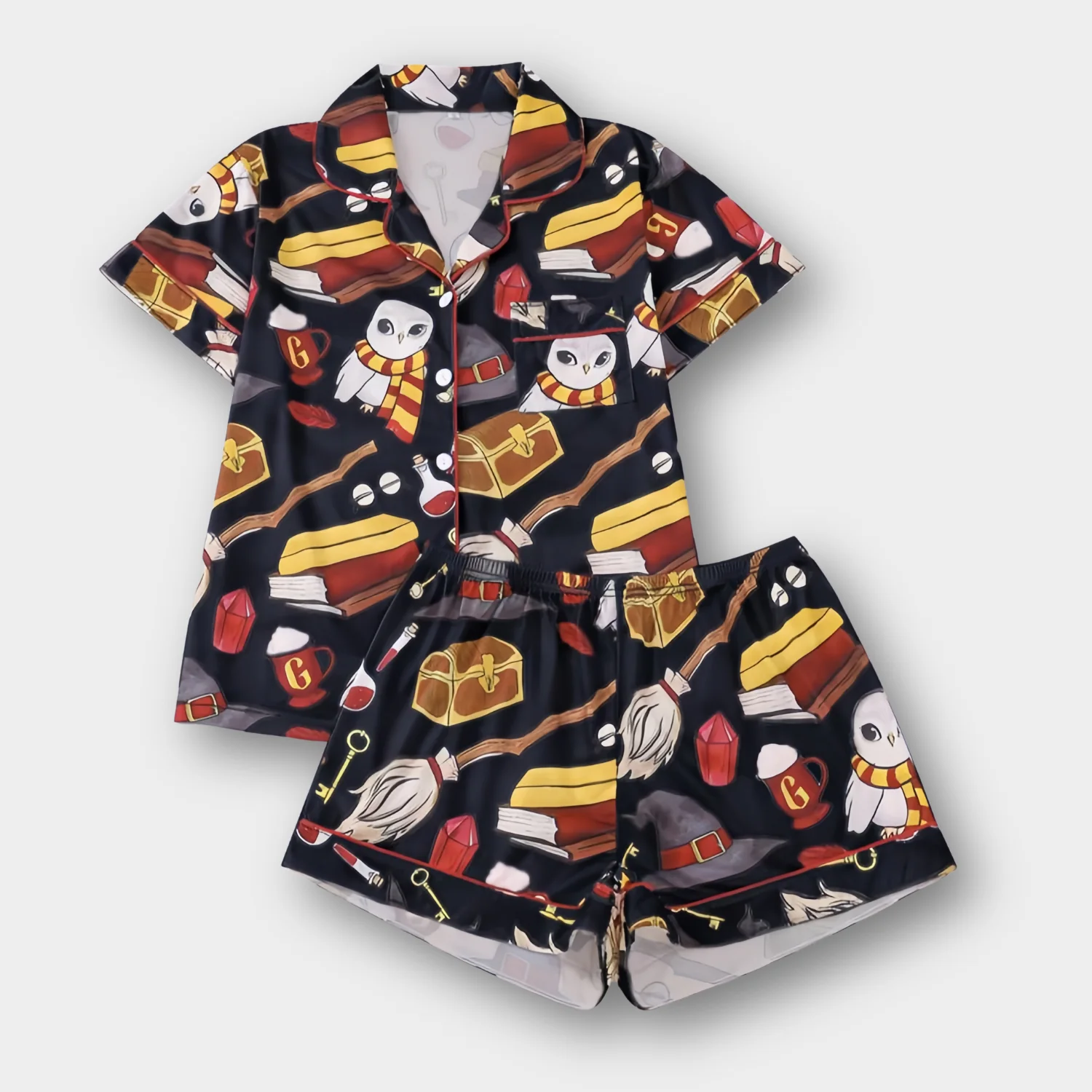 Ceylan Women¡¯s Pajama Set Wizarding World Print Short - Image 5