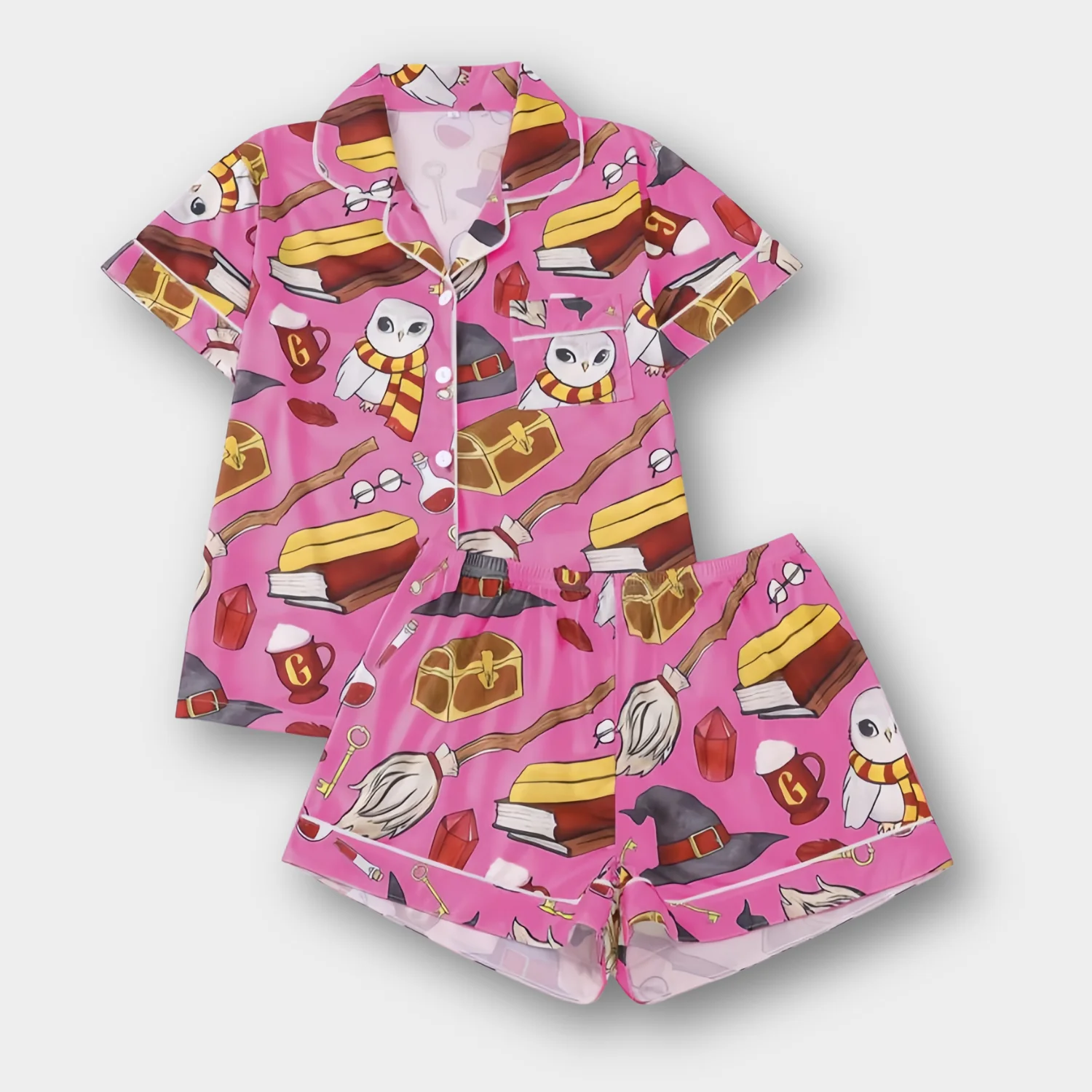 Ceylan Women¡¯s Pajama Set Wizarding World Print Short - Image 6