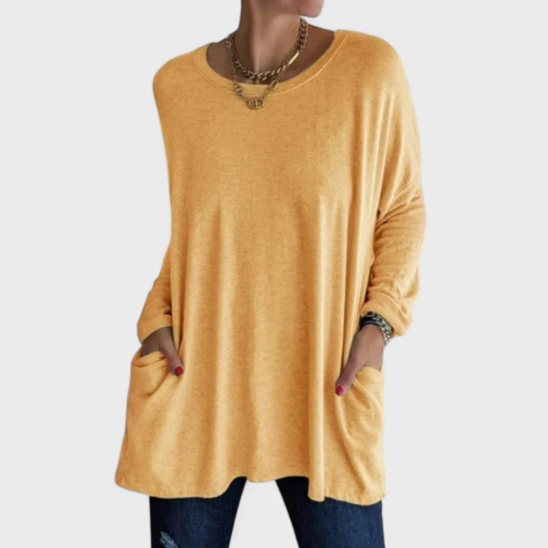 Ceylan Women¡¯s Relaxed Knit Tunic Top Flowy Fit - Image 10