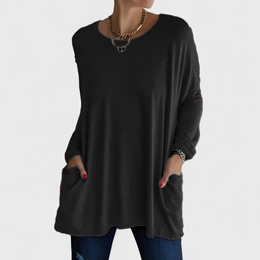 Ceylan Women¡¯s Relaxed Knit Tunic Top Flowy Fit - Image 2