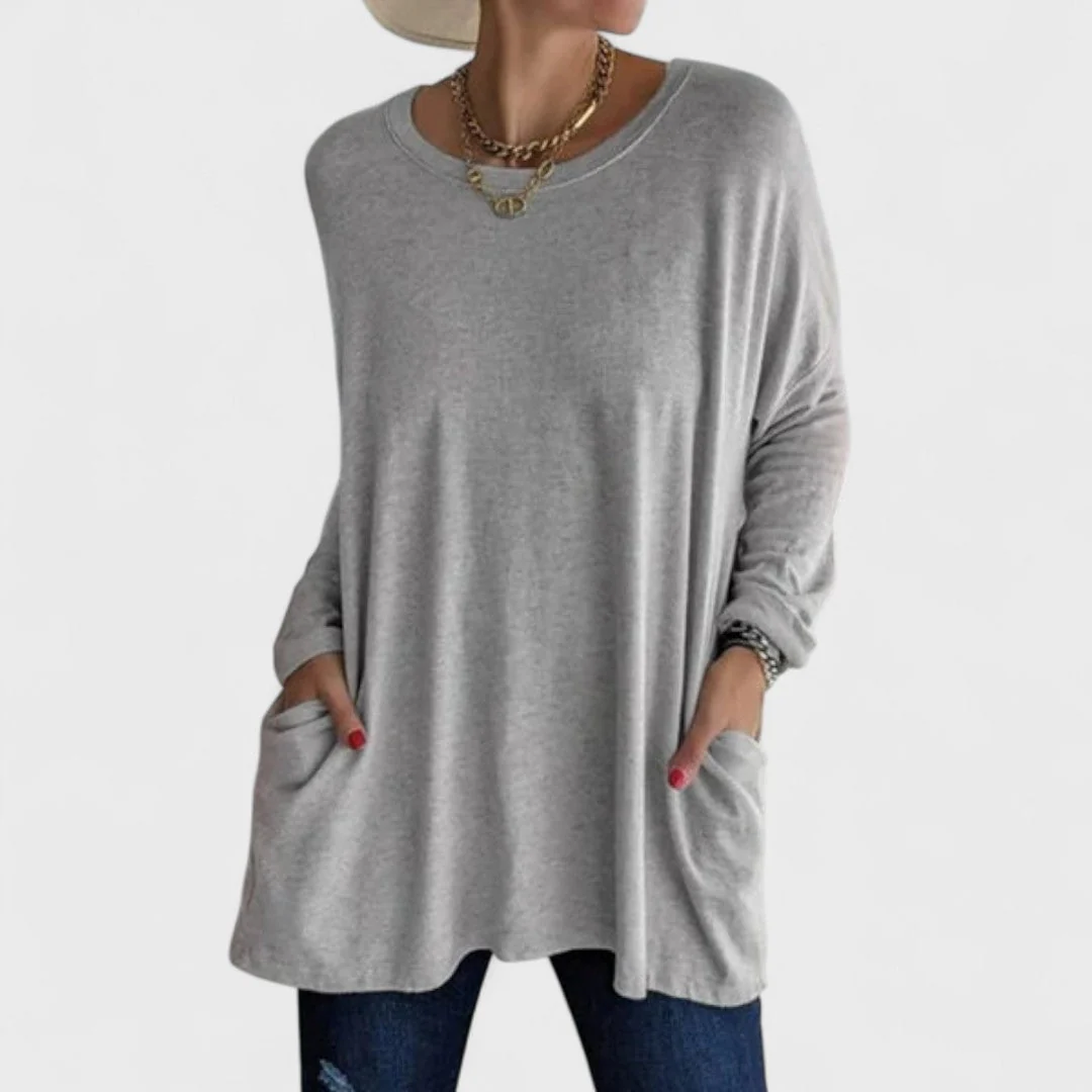 Ceylan Women¡¯s Relaxed Knit Tunic Top Flowy Fit - Image 3