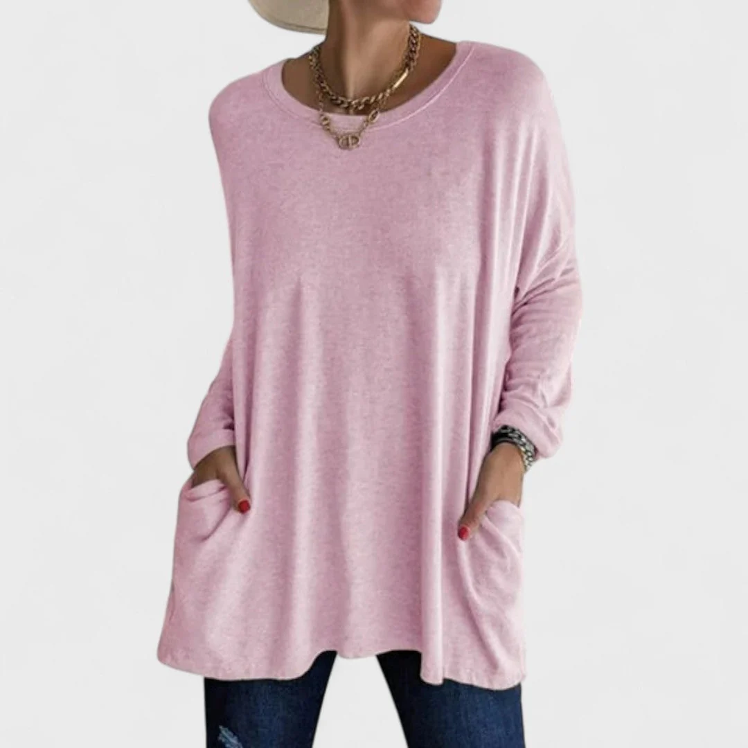 Ceylan Women¡¯s Relaxed Knit Tunic Top Flowy Fit - Image 4