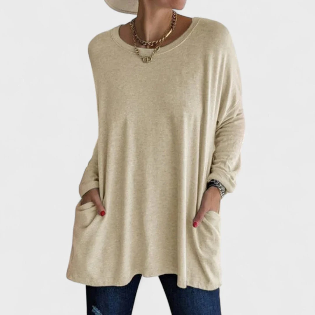 Ceylan Women¡¯s Relaxed Knit Tunic Top Flowy Fit - Image 5