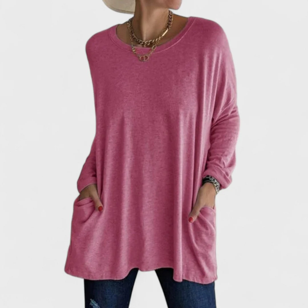 Ceylan Women¡¯s Relaxed Knit Tunic Top Flowy Fit - Image 6