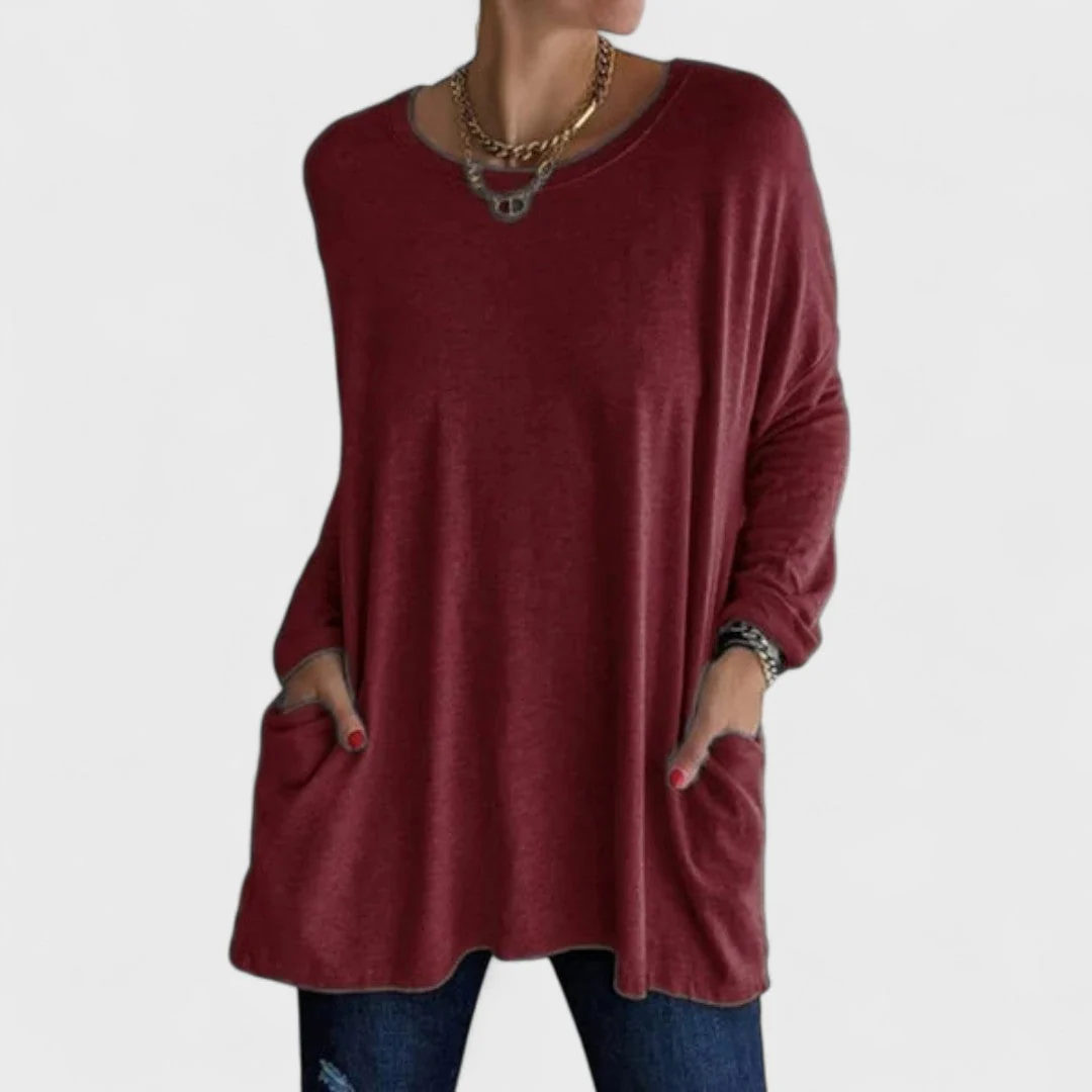 Ceylan Women¡¯s Relaxed Knit Tunic Top Flowy Fit - Image 9