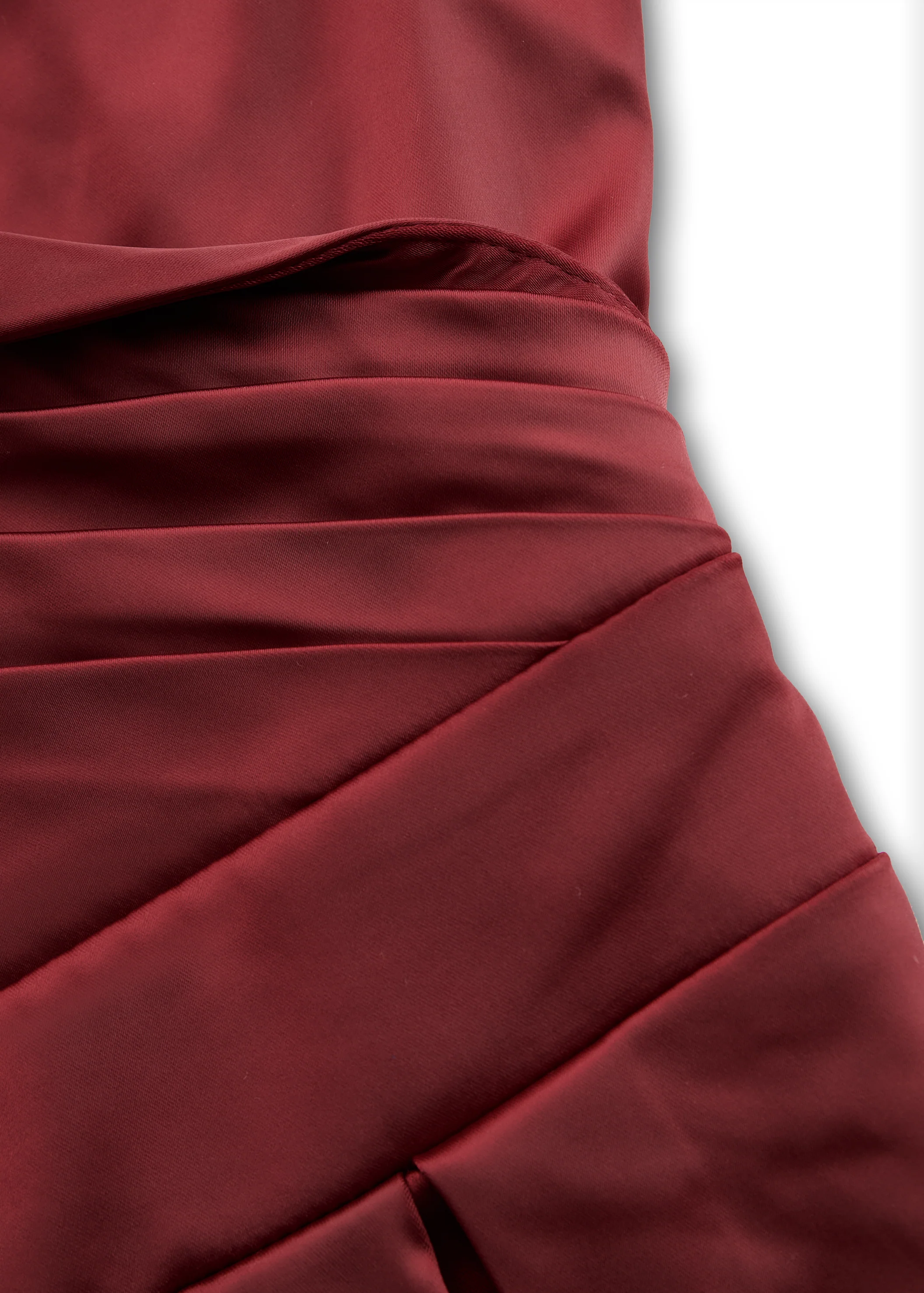 Ceylan Women’s Satin Midi Dress with Draped Collar and Pockets - Image 12