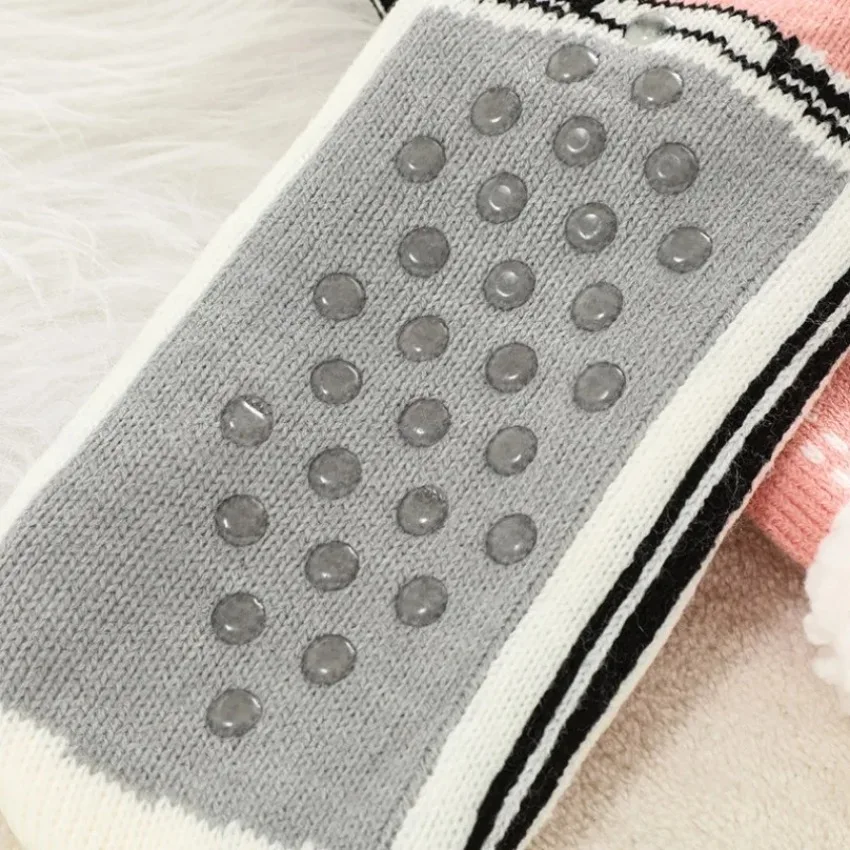 Ceylan Women’s Sherpa Lined Slipper Socks With Grippers - Image 9