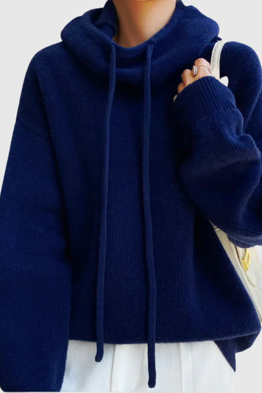 Ceylan Women’s Soft Knit Hoodie Oversized Lounge Sweater - Image 5