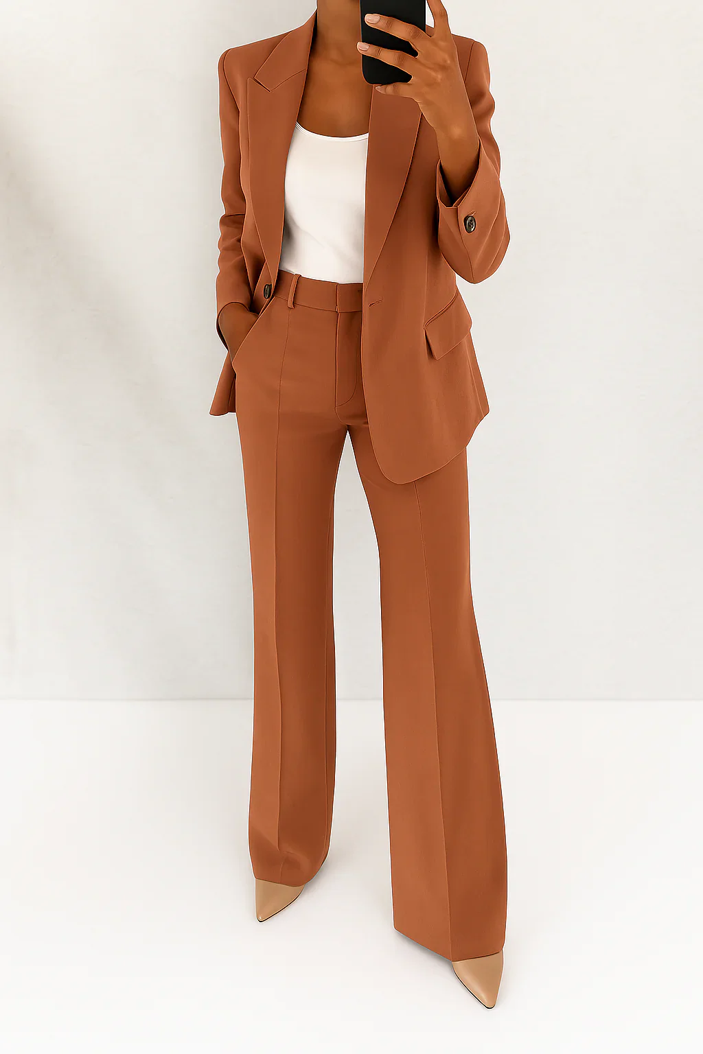 Ceylan Women¡¯s Structured Two Piece Blazer & Trouser Set - Image 7