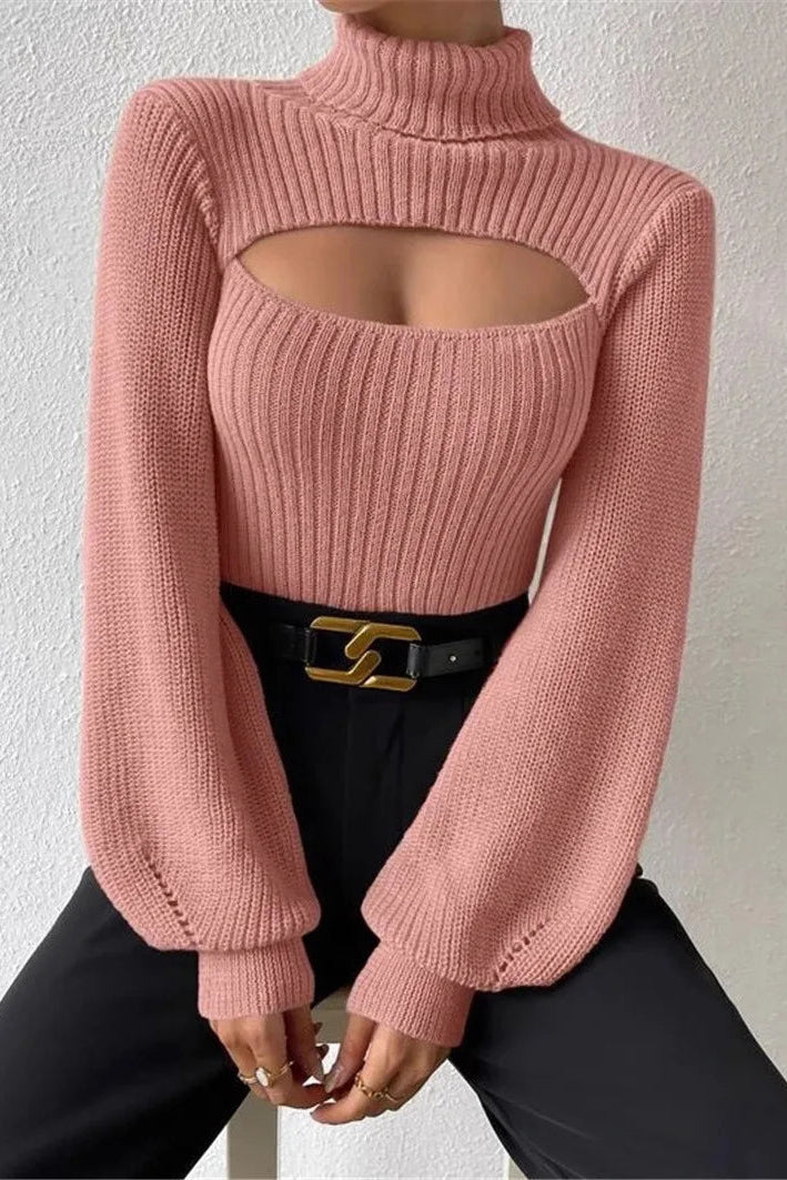 Ceylan Women’s Textured Knit Sweater Cozy Pullover Top - Image 5