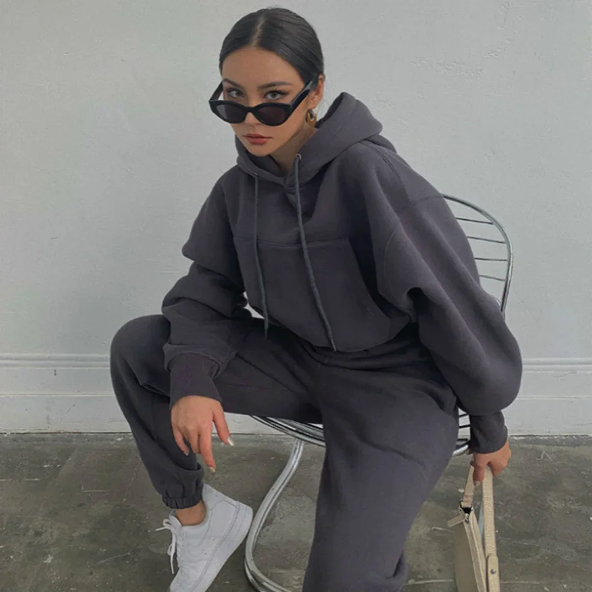 Ceylan Women¡¯s Two Piece Ribbed Knit Sweater & Pant Set - Image 8