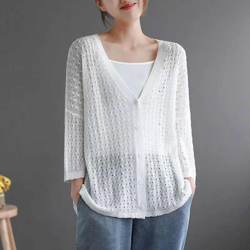 Ceylan Women’s V-Neck Blouse Soft Touch Relaxed Fit - Image 4