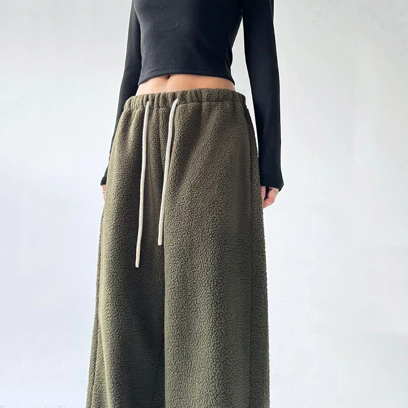 Ceylan Women¡¯s Wide Leg CloudSoft Blanket Pants Oversized Fit - Image 3