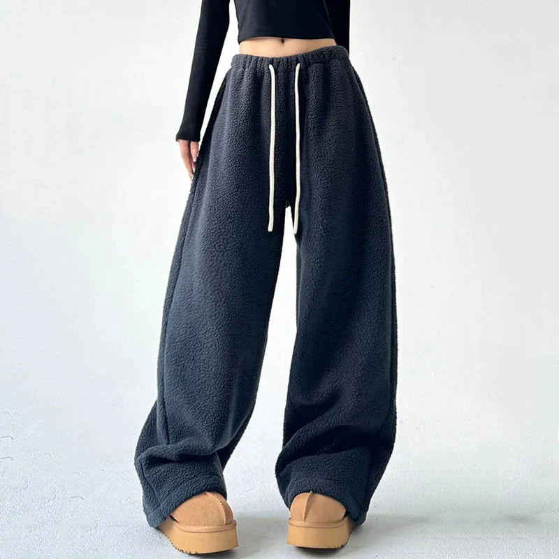 Ceylan Women¡¯s Wide Leg CloudSoft Blanket Pants Oversized Fit - Image 5