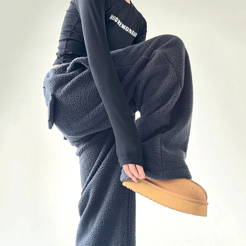 Ceylan Women¡¯s Wide Leg CloudSoft Blanket Pants Oversized Fit - Image 8