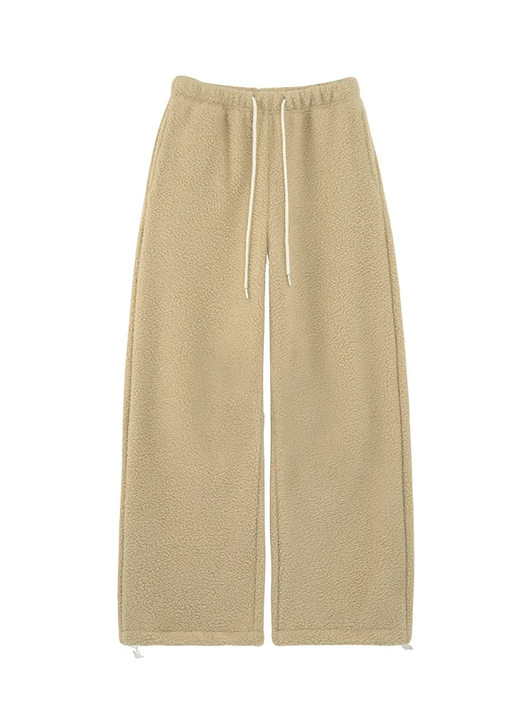 Ceylan Women¡¯s Wide Leg Fleece Blanket Pants Loungewear Trousers - Image 4