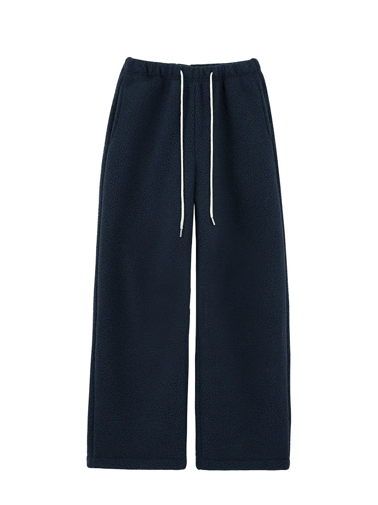 Ceylan Women¡¯s Wide Leg Fleece Blanket Pants Loungewear Trousers - Image 5